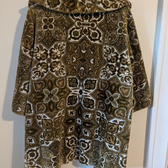 Vintage 60s tapestry swing coat - Picture 3 of 5